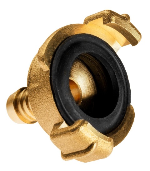 Szybkozłącze mosiężne na wąż, 1/2"