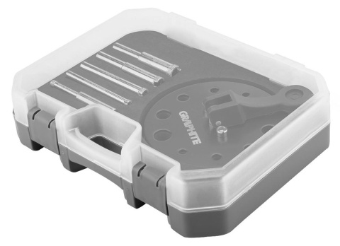 Wiertła diamentowe 5-12 mm z prowadnicą, zestaw 6