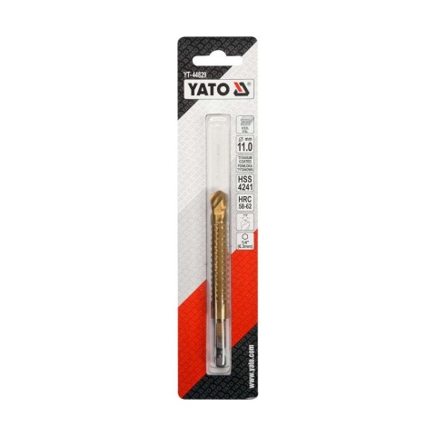 WIERTŁO FRE DO METALU 11,0MM HSS-TiN HEX YT-44829