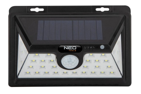 Lampa solarna ścienna SMD LED 350 lm
