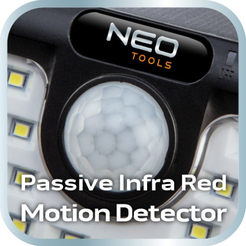 Lampa solarna ścienna SMD LED 350 lm