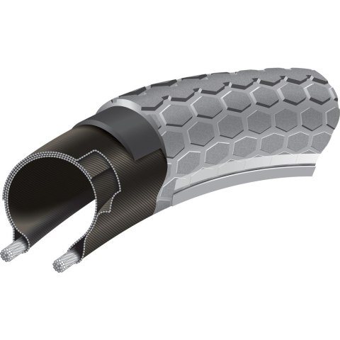 28x2,0 CONTINENTAL RIDE CRUISER REFLEX SZARA