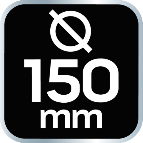 Szlifierka mimośrodowa pneumatyczna 150 mm, podciś