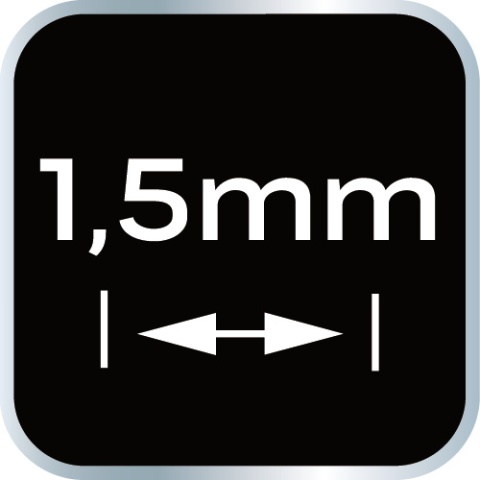 Krzyżyki dystansowe 1.5 mm, 200 szt.