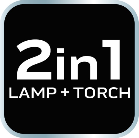 Lampa warsztatowa 550 lm COB LED + baza + ładowarka