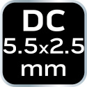 Przewód podłączeniowy MC4 /DC 5.5*2.5, długość 2 m
