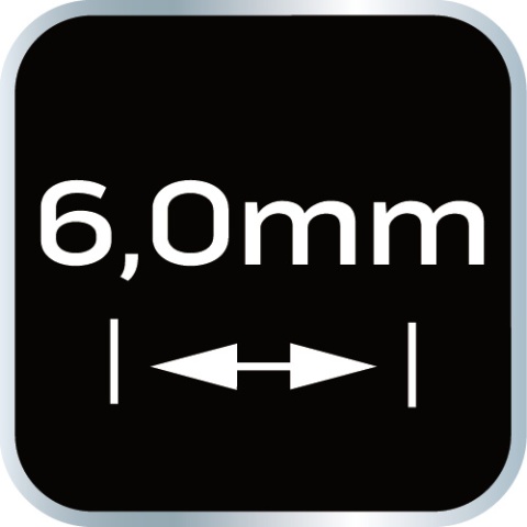 Krzyżyki dystansowe T 6.0 mm, 50 szt.