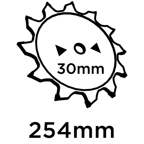 Pilarka stołowa 1600W, 254/30 mm, składany stół