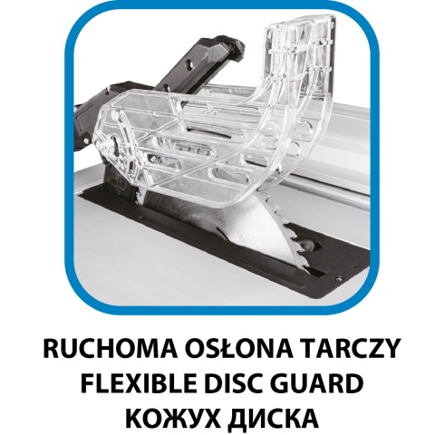 Pilarka stołowa 1600W, 254/30 mm, składany stół