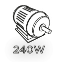 Szlifierka oscylacyjna 240W, stopa 110 x 100 mm