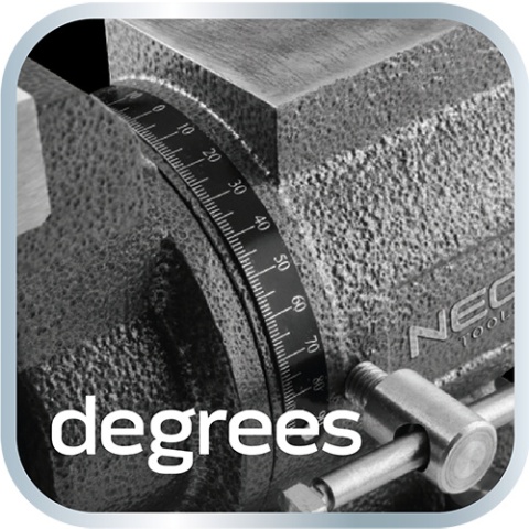 Imadło ślusarskie obrotowe 100 mm, 360stopni