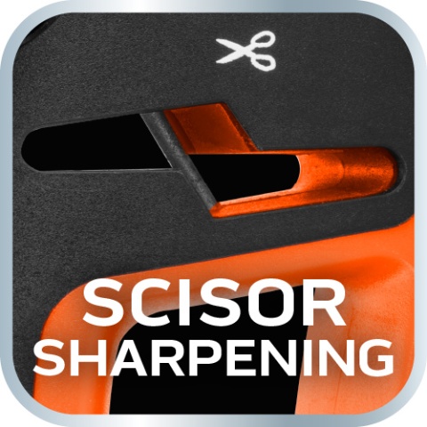 Ostrzałka do noży i nożyczek z regulacją kąta ostrzenia