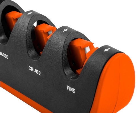 Ostrzałka do noży i nożyczek z regulacją kąta ostrzenia