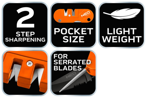 Ostrzałka do noży, kieszonkowa