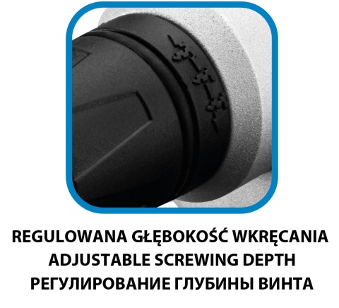 Wiertarko-wkrętarka sieciowa 520W, obroty 0-4200 m