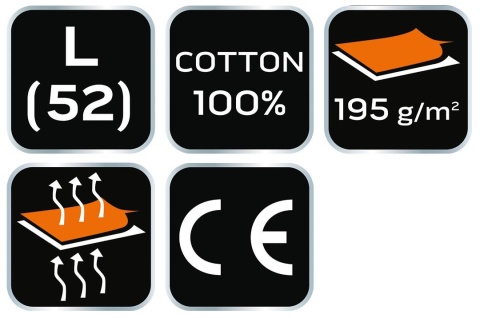 Koszulka polo Motosynteza L, 100% bawełna pique