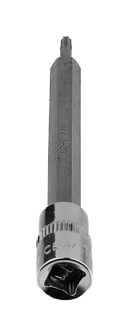 Końcówka TORX TX10 na nasadce 1/4", długa, 87 mm