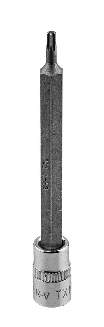 Końcówka TORX TX10 na nasadce 1/4", długa, 87 mm