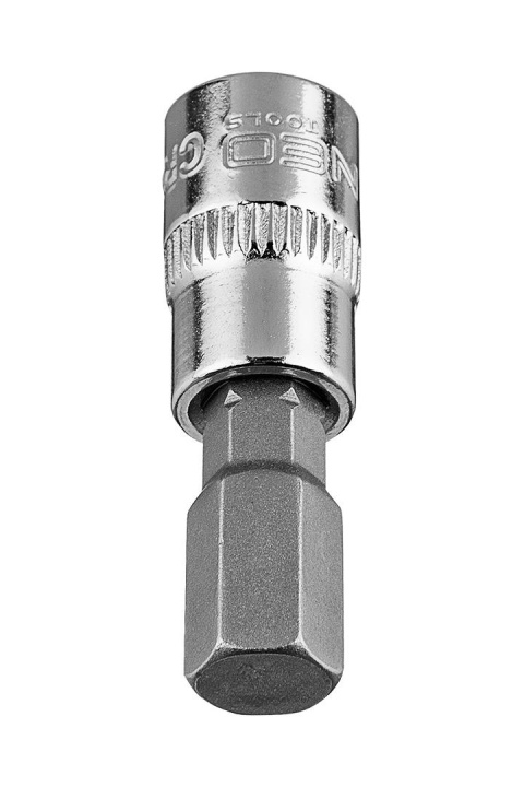 Końcówka sześciokątna H8 na nasadce 1/4", krótka 37