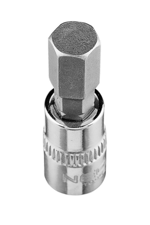 Końcówka sześciokątna H8 na nasadce 1/4", krótka 37