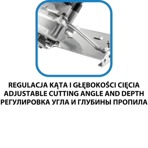 Przecinarka do gresu i kamienia 1400W, 125 mm