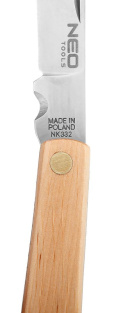 Nóż monterski, drewniane okładki