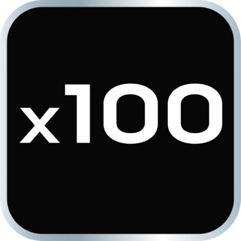 Opaski zaciskowe 2.5 x 200 mm, 100 szt., czarne