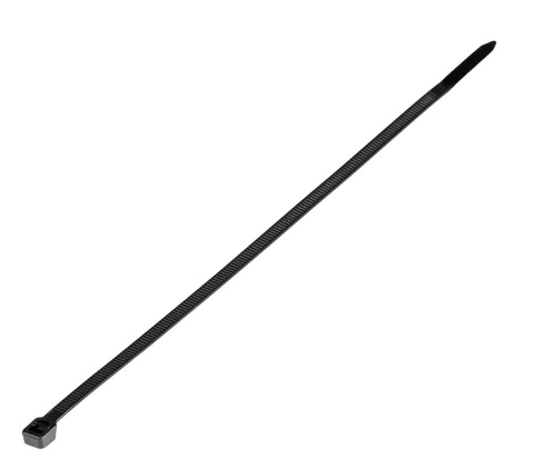 Opaski zaciskowe 2.5 x 200 mm, 100 szt., czarne