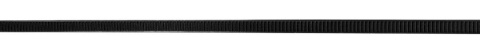 Opaski zaciskowe 4.8 x 300 mm, 75 szt., czarne
