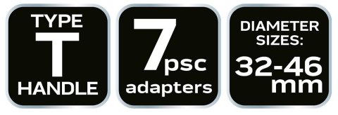 Zestaw narzędzi do montażu i demontażu łożysk głów