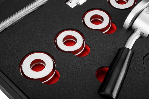 Zestaw narzędzi do montażu i demontażu łożysk głów