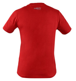 T-shirt czerwony, rozmiar XXXL