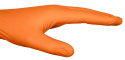 Rękawiczki nitrylowe, pomarańczowe, 50 sztuk, rozm M