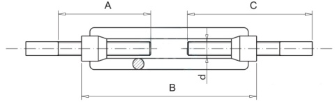 ŚRUBA RZYMSKA PROSTA M12X125 Q6746