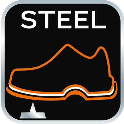 Trzewiki skórzane S3 SRC, stalowy podnosek, rozmiar 40