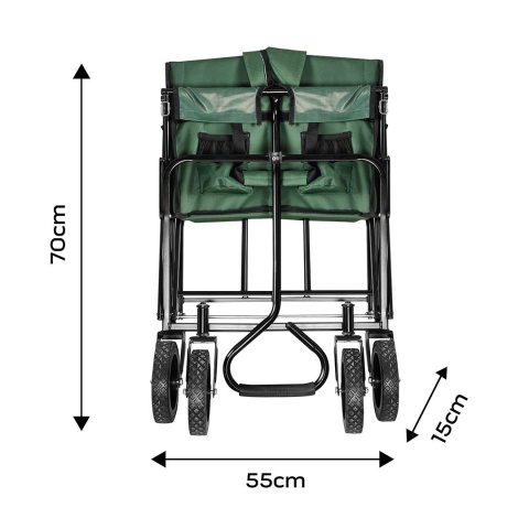 Wózek ogrodowy składany